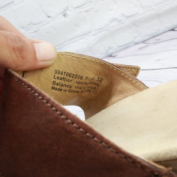 DANSKO Slip On Two Strap Wedge Sandal Size 38 / 8 - Picture 7 of 9